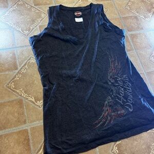 Harley-Davidson of Erie, PA V-
Neck Tank Top-Large